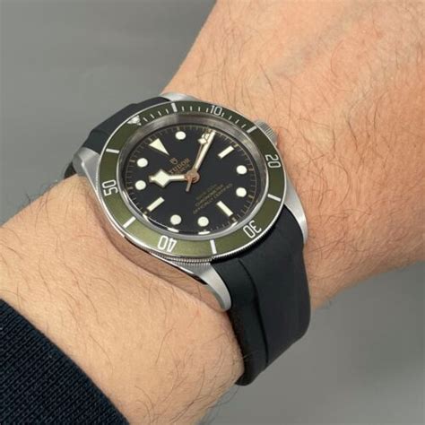 Tudor Black Bay cinturino NATO nero black watch strap 22mm